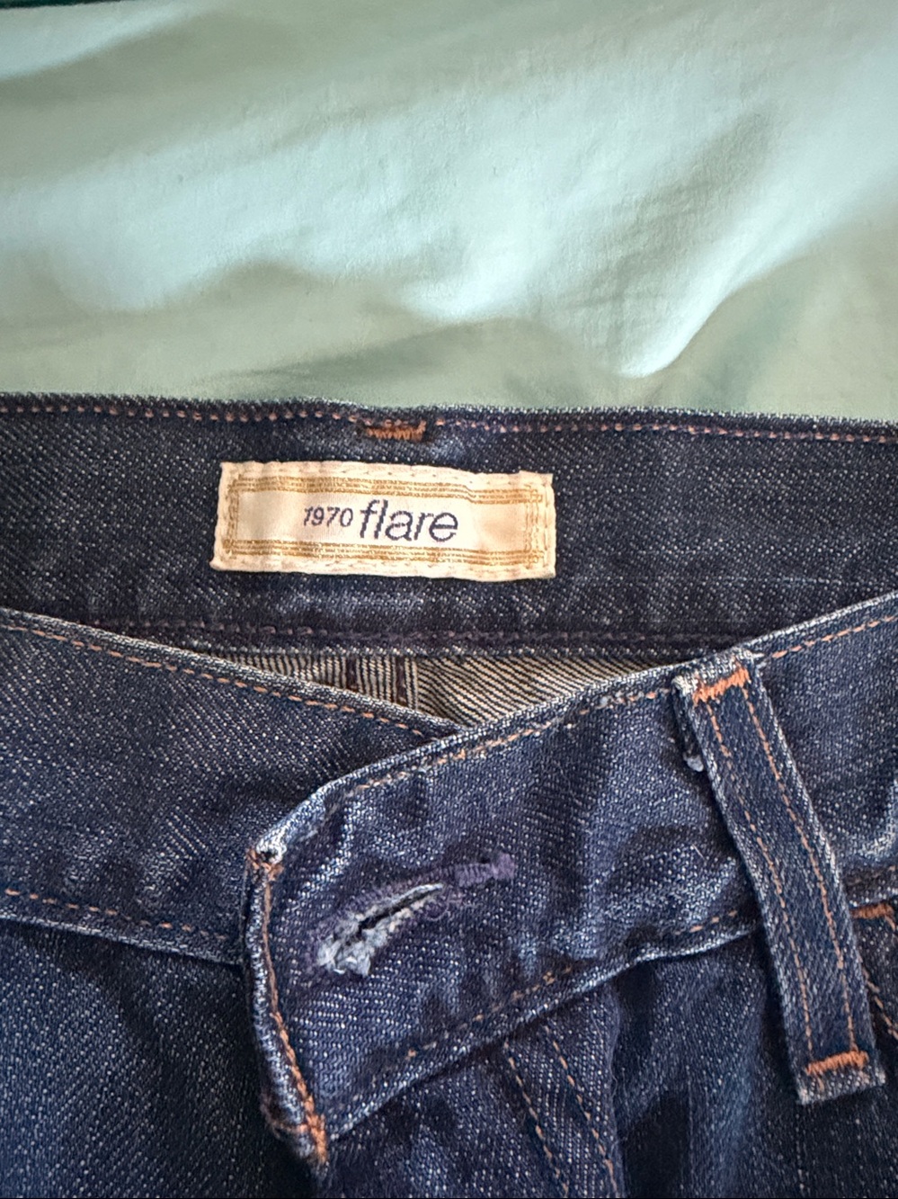 Dark Blue Women's Levi’s Bootcut Jeans flared 70’s inspired - Picture 5 of 6